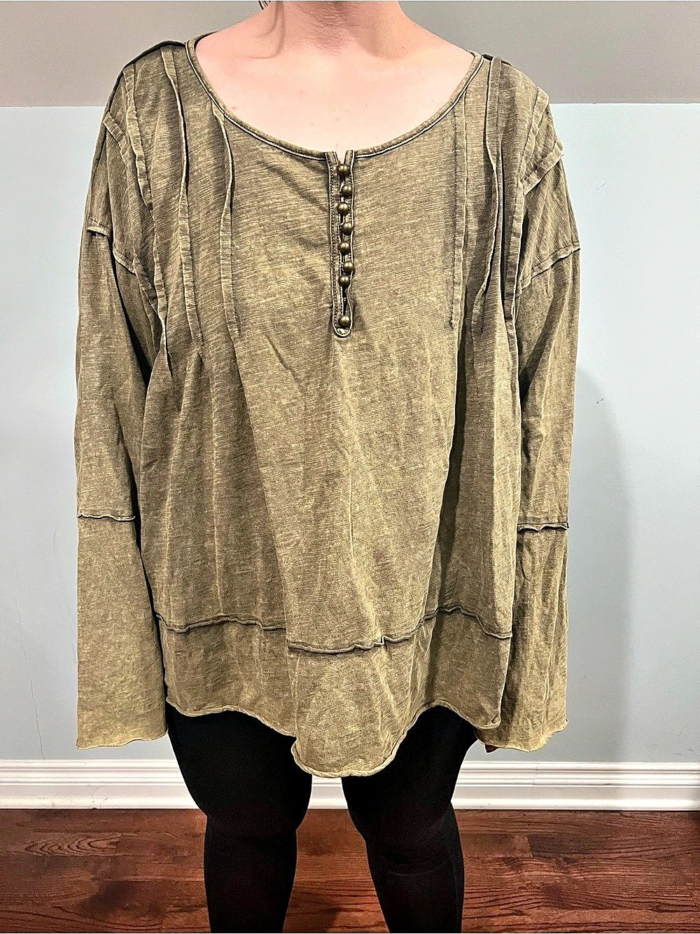 Olive Long Sleeve Tunic